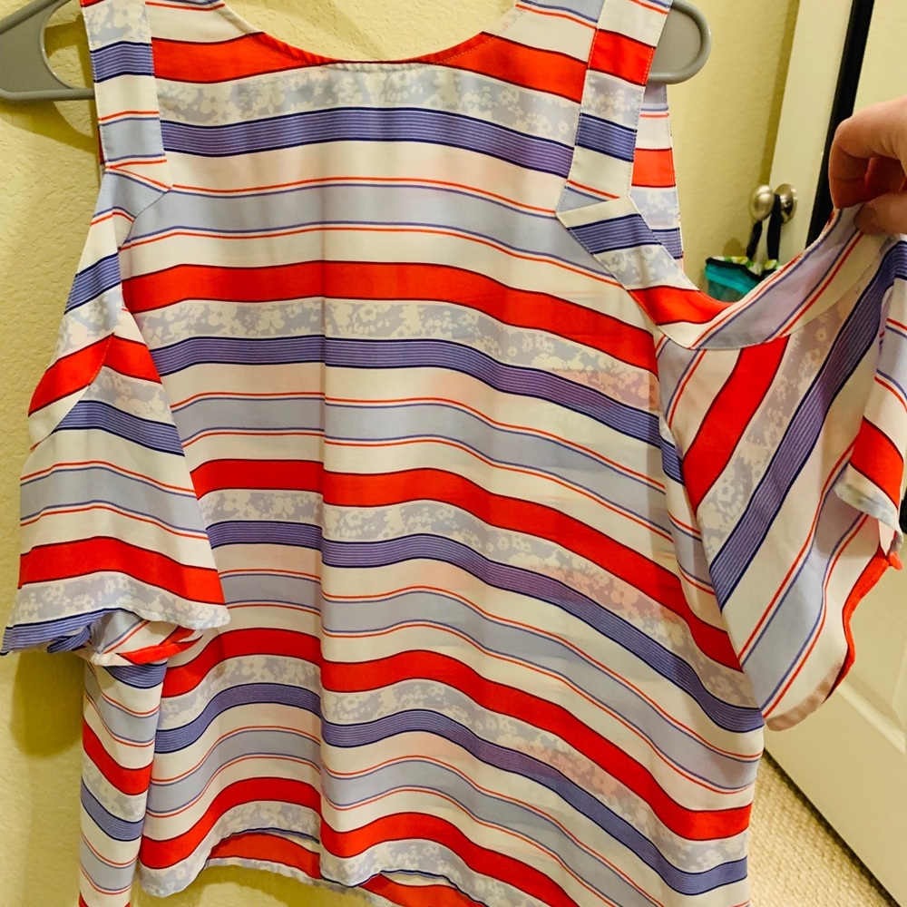 Cold shoulder blouse